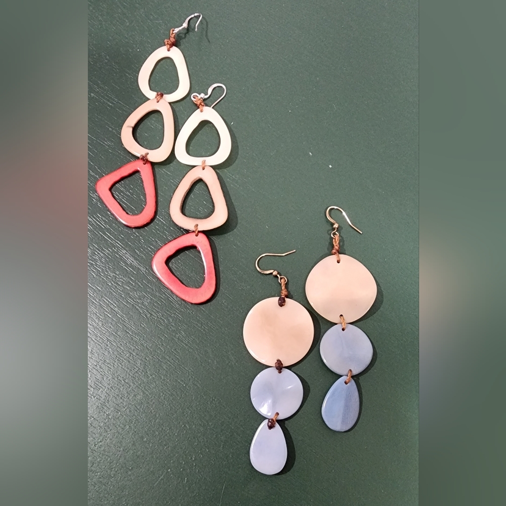 Tagua Earrings